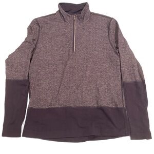 Lululemon Men's Speed 1/2 Zip Heathered Blue M